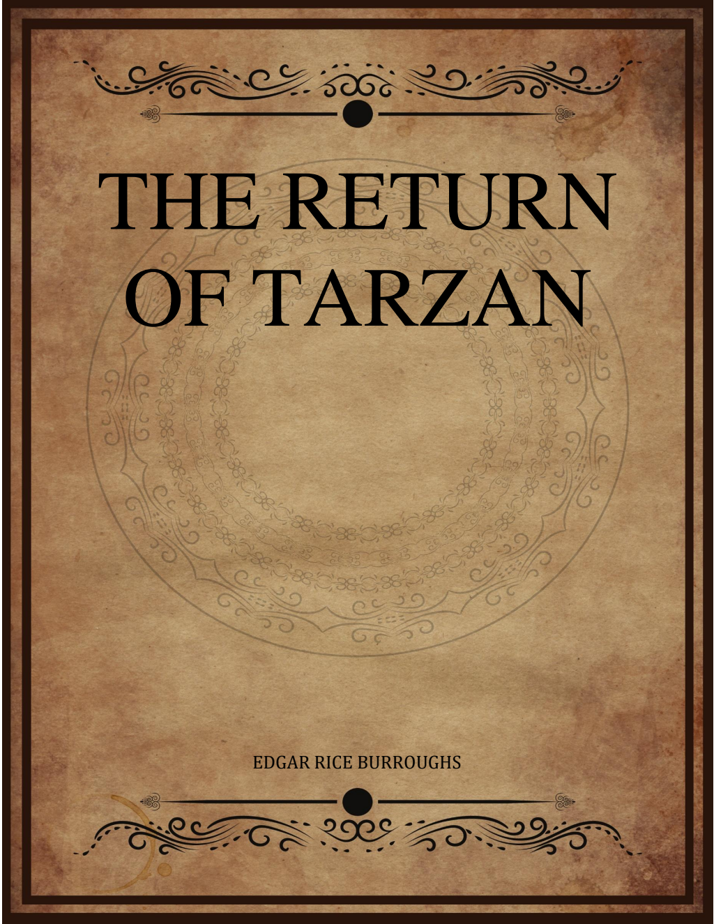 The Return of Tarzan - Edgar Rice Burroughs